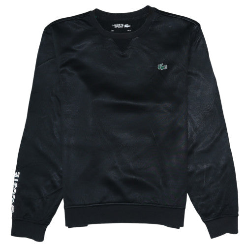 Lacoste Sport Men's Black Regular Fit Crew Neck Sweatshirt M