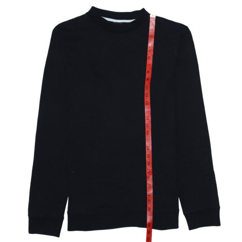 Quiksilver Men’s Black Crew Neck Pullover Sweatshirt Size L