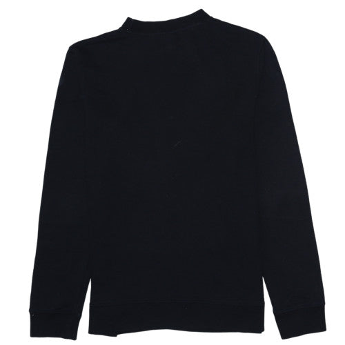 Quiksilver Men’s Black Crew Neck Pullover Sweatshirt Size L