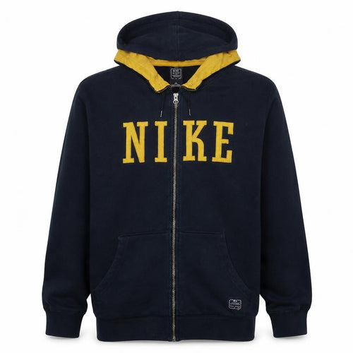 Nike Men's Blue Full Zip Hoodie Medium Sportswear Sweatshirt