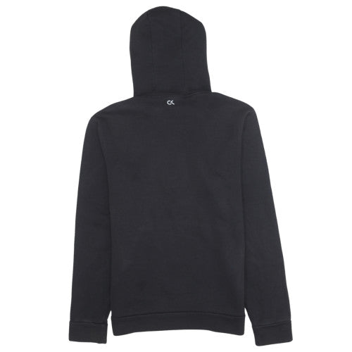 Calvin Klein Mens Black Pullover Hoodie M Fleece Logo Sweatshirt