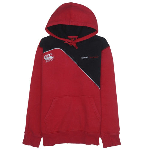 Canterbury Mens Red Pullover Hoodie L Sports Hockey Fleece