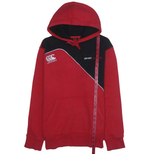 Canterbury Mens Red Pullover Hoodie L Sports Hockey Fleece
