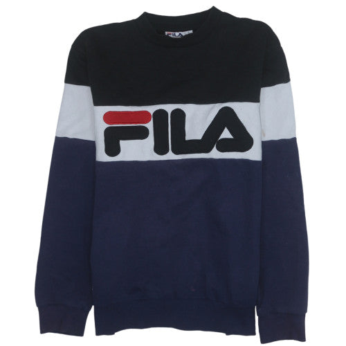 FILA Mens Multicoloured Medium Crew Neck Pullover Sweatshirt