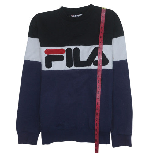FILA Mens Multicoloured Medium Crew Neck Pullover Sweatshirt