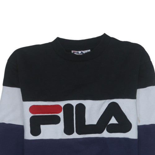 FILA Mens Multicoloured Medium Crew Neck Pullover Sweatshirt