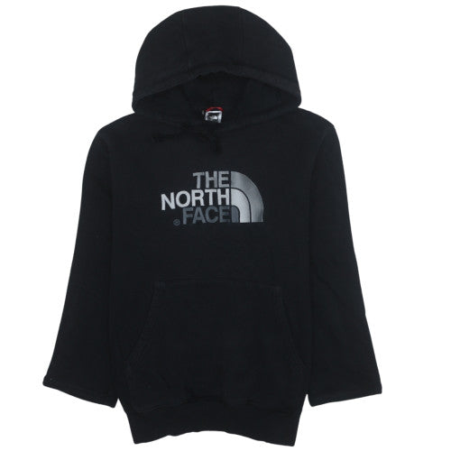 The North Face Men's Black Pullover Hoodie Medium Logo Cotton