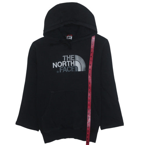 The North Face Men's Black Pullover Hoodie Medium Logo Cotton