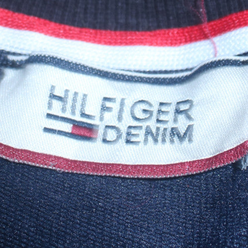 Tommy Hilfiger Men Black Crew Neck Pullover Sweatshirt Size M