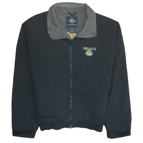 Charles River Apparel Men's Black XL Windbreaker Jacket Nylon Polyester Lined