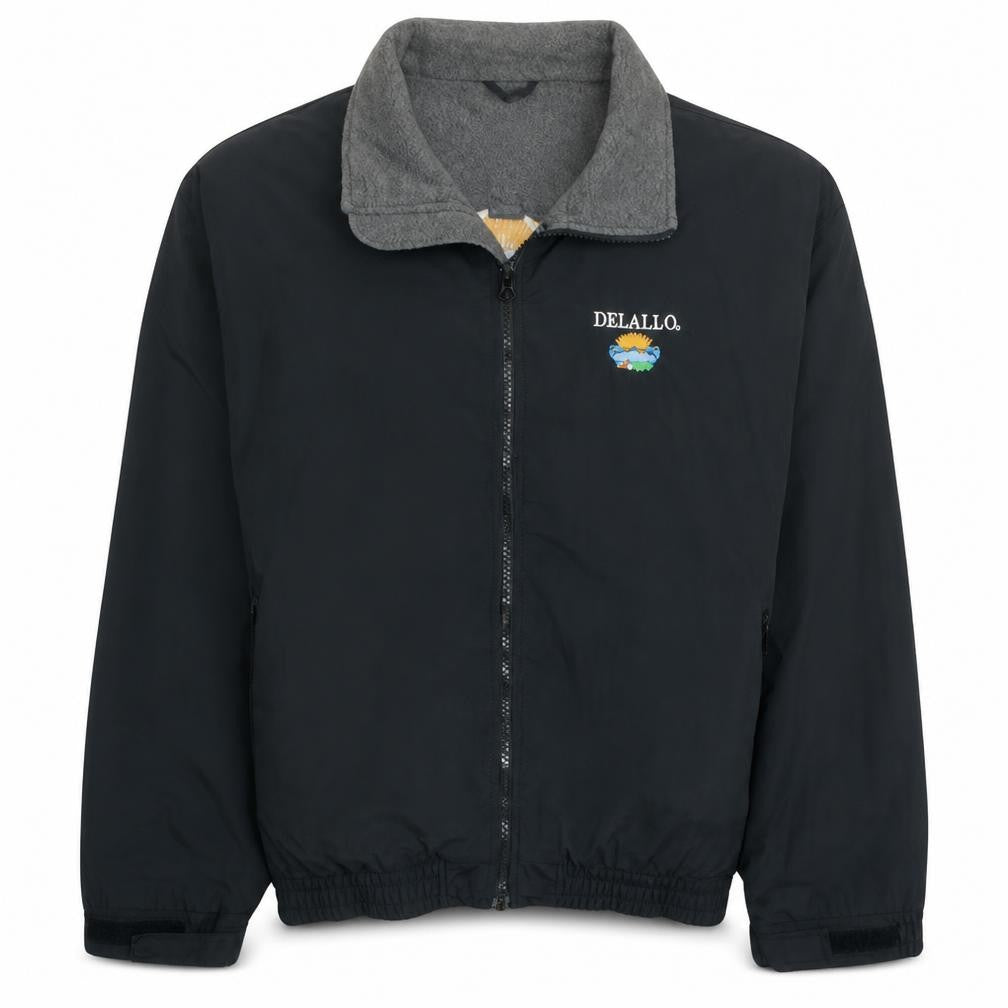 Front view of Charles River Apparel Men's Black XL Windbreaker Jacket Nylon Polyester Lined