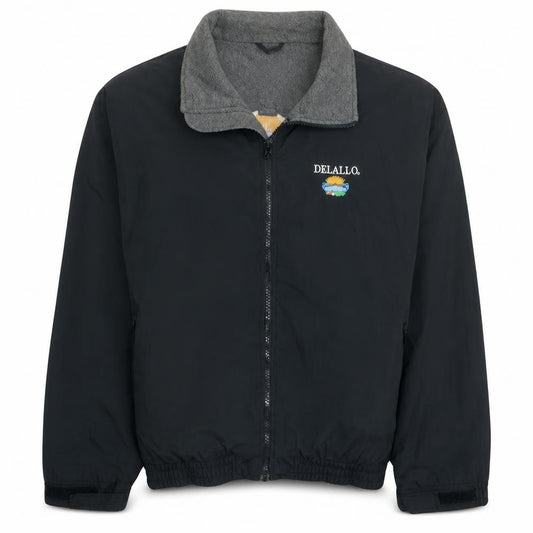 Front view of Charles River Apparel Men's Black XL Windbreaker Jacket Nylon Polyester Lined