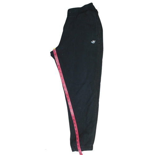 Adidas Men's Black Jogger Trousers L Fleece Regular Fit Activewear