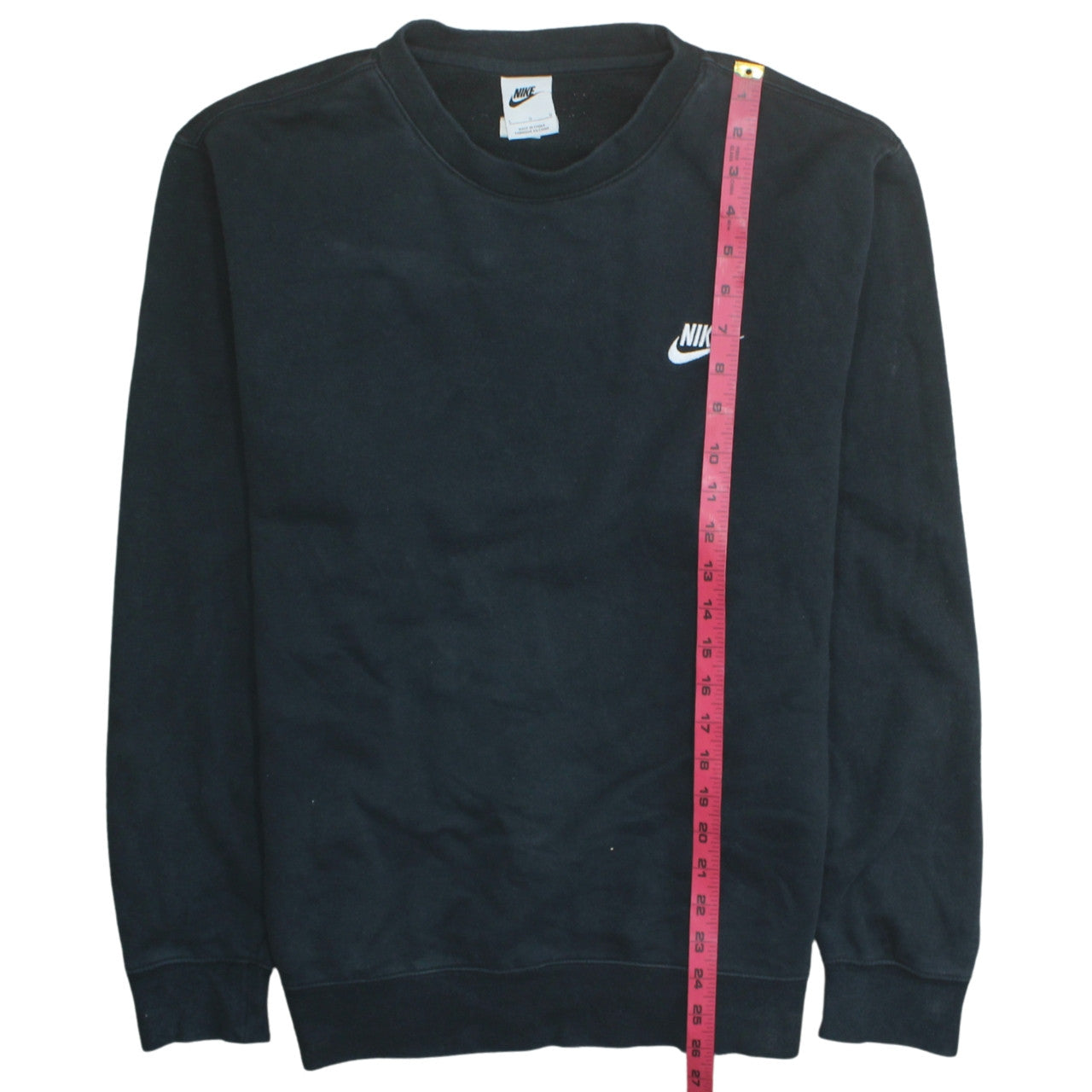 Nike Women’s Black Large Crew Neck Pullover Sweatshirt Classic Logo