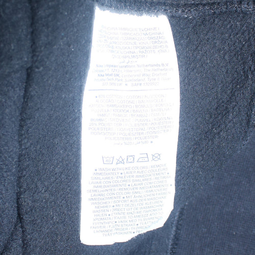 Nike Women’s Black Large Crew Neck Pullover Sweatshirt Classic Logo