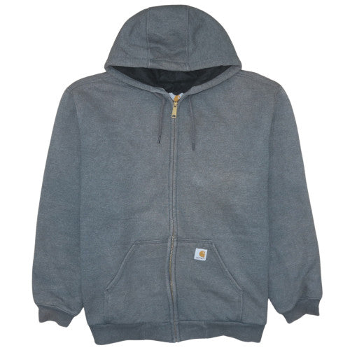 Carhartt Men's Grey XL Full Zip Heavyweight Hoodie