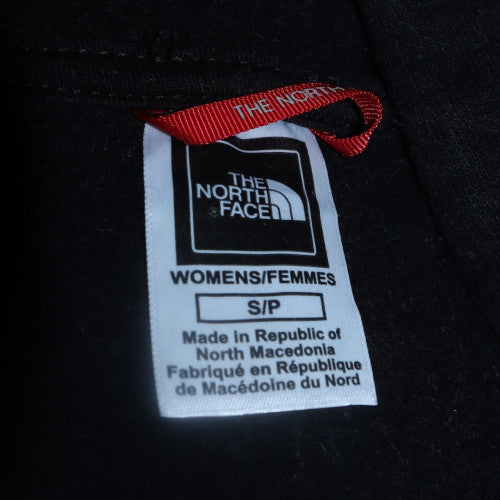 The North Face Womens Black Pullover Hoodie Size S 100% Cotton Logo