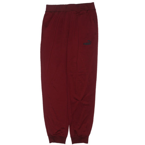 Puma Men Red Jogger Trousers M Elastic Waist Activewear