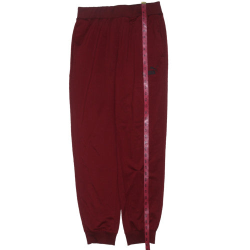 Puma Men Red Jogger Trousers M Elastic Waist Activewear