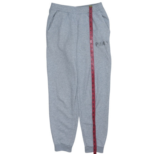 Puma Girls Grey Jogger Sweatpants Size 12 Years Elastic Waist Activewear