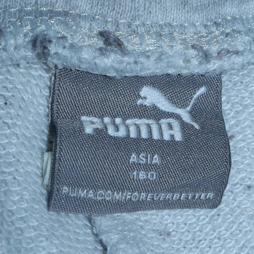 Puma Girls Grey Jogger Sweatpants Size 12 Years Elastic Waist Activewear
