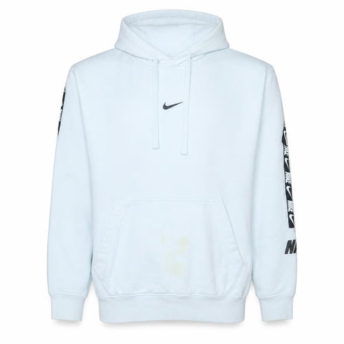 Nike Men's White Pullover Hoodie Small Sports Fleece Logo