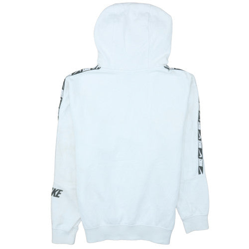 Nike Men's White Pullover Hoodie Small Sports Fleece Logo