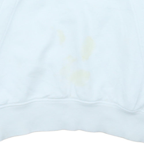 Nike Men's White Pullover Hoodie Small Sports Fleece Logo