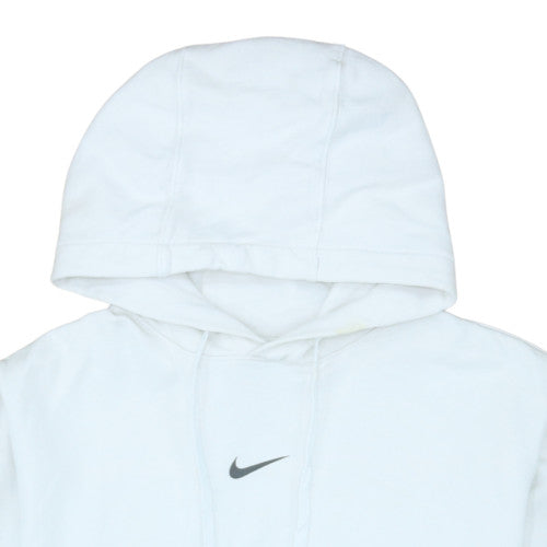 Nike Men's White Pullover Hoodie Small Sports Fleece Logo