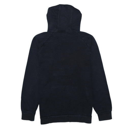 Adidas Men's Grey Pullover Hoodie Small Logo Fleece Sweatshirt