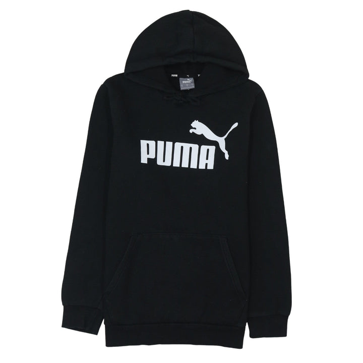 Puma Men's Black Pullover Hoodie Small Logo Sportswear