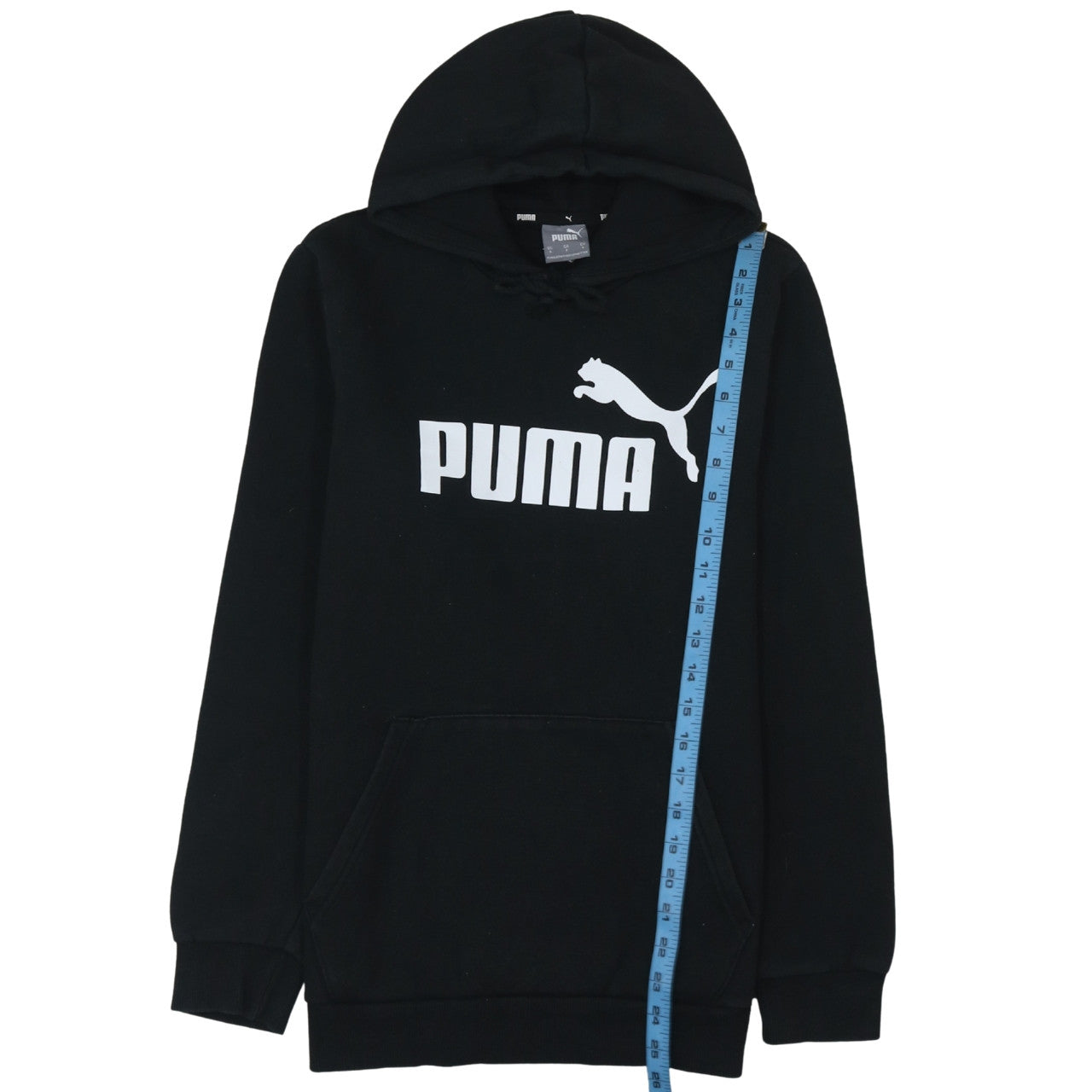 Puma Men's Black Pullover Hoodie Small Logo Sportswear