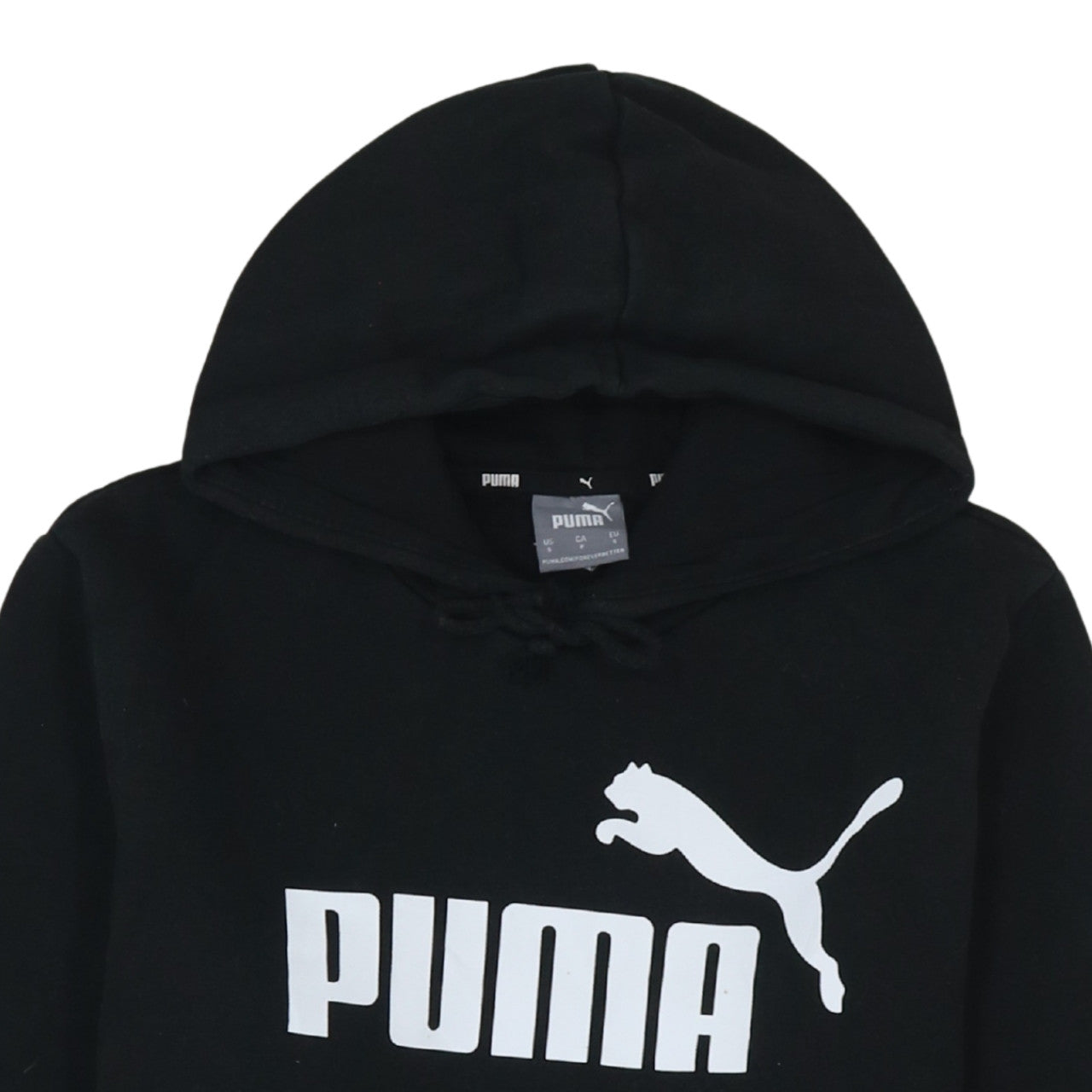 Puma Men's Black Pullover Hoodie Small Logo Sportswear