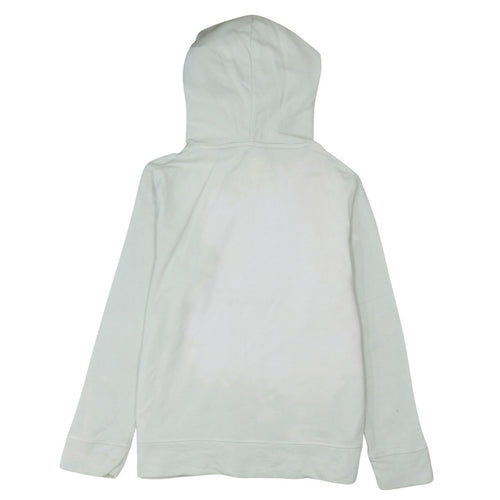 Tommy Hilfiger Men's White Pullover Hoodie Medium Logo Cotton