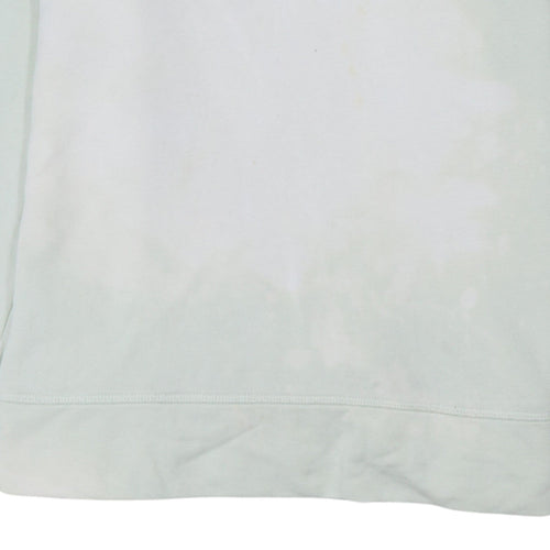Tommy Hilfiger Men's White Pullover Hoodie Medium Logo Cotton