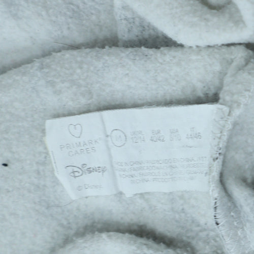 Disney Primark Women White Mickey Print Pullover Sweatshirt UK 12/14