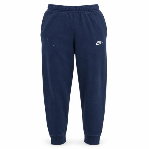 Nike Men Navy Blue Jogger Sweatpants M Elastic Waist Fleece Lined