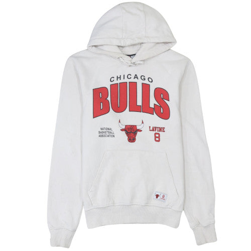 Primark NBA Chicago Bulls White Men's Pullover Hoodie Size S