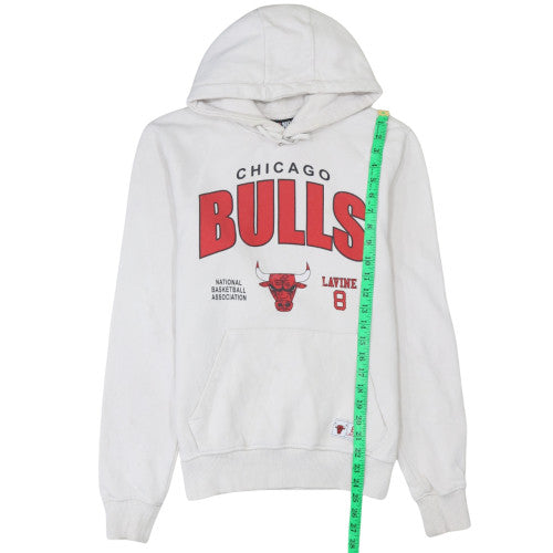 Primark NBA Chicago Bulls White Men's Pullover Hoodie Size S