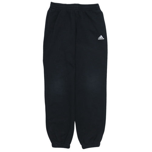 Adidas Boys Black 13-14 Years Jogger Sweatpants with Elastic Waist