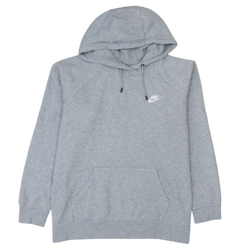 Nike Women’s Grey Pullover Hoodie XL Cotton Blend Sportswear