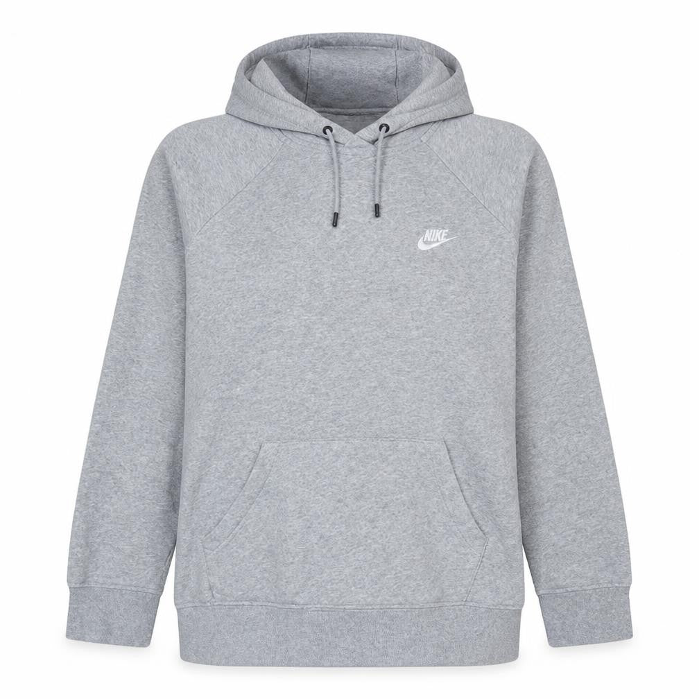 Nike Women’s Grey Pullover Hoodie XL Cotton Blend Sportswear