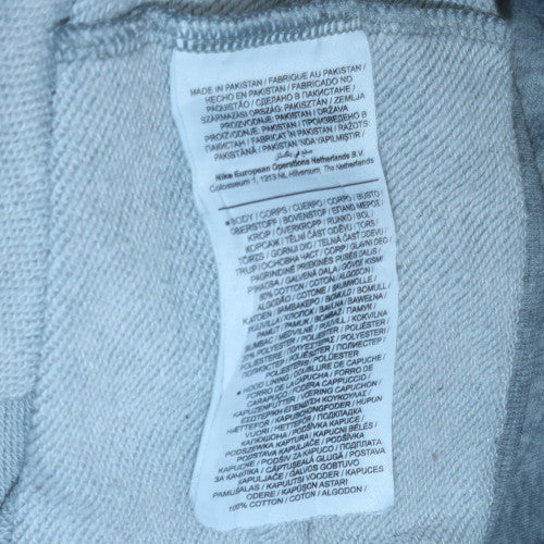 Nike Women’s Grey Pullover Hoodie XL Cotton Blend Sportswear