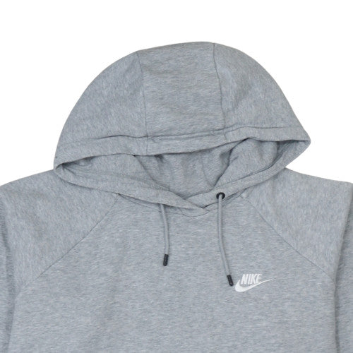 Nike Women’s Grey Pullover Hoodie XL Cotton Blend Sportswear