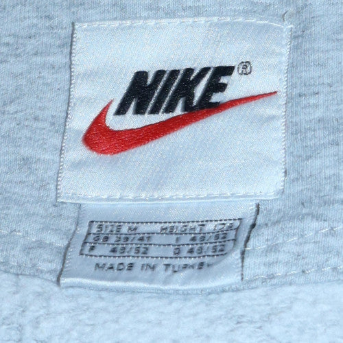 Nike Mens Grey 1/4 Zip Fleece Sweatshirt Size M Regular Fit