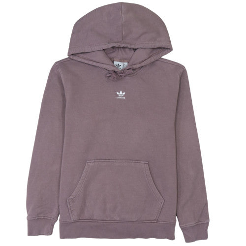 Adidas Women's Mauve Pullover Hoodie Size S Cotton Blend Casual