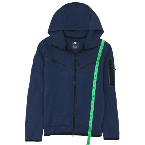 Nike Men's Blue Full Zip Hoodie S Regular Lightweight Fleece