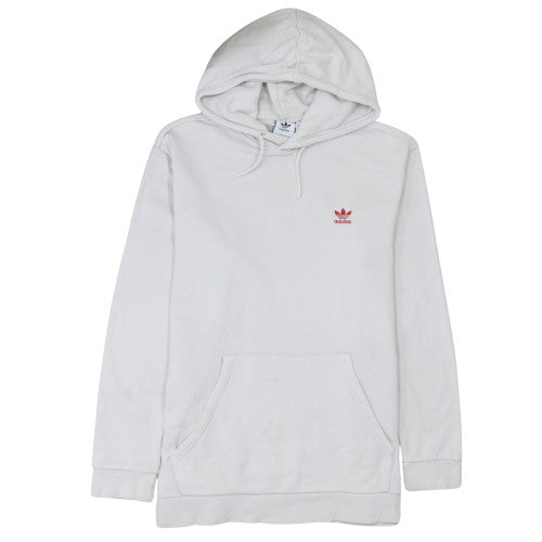 Adidas Men's White XL Pullover Hoodie with Logo