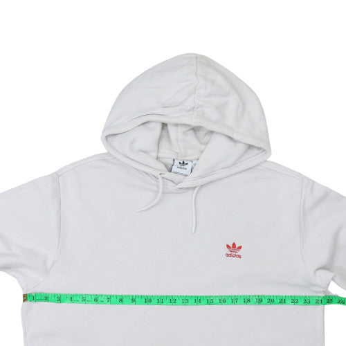 Adidas Men's White XL Pullover Hoodie with Logo