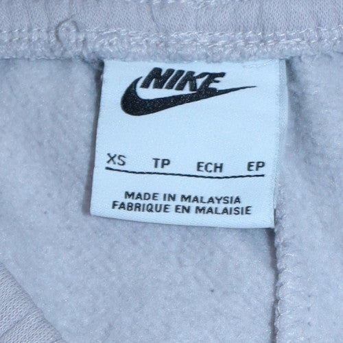 Nike Womens Grey XS Jogger Sweatpants Elastic Waist Fleece Trousers